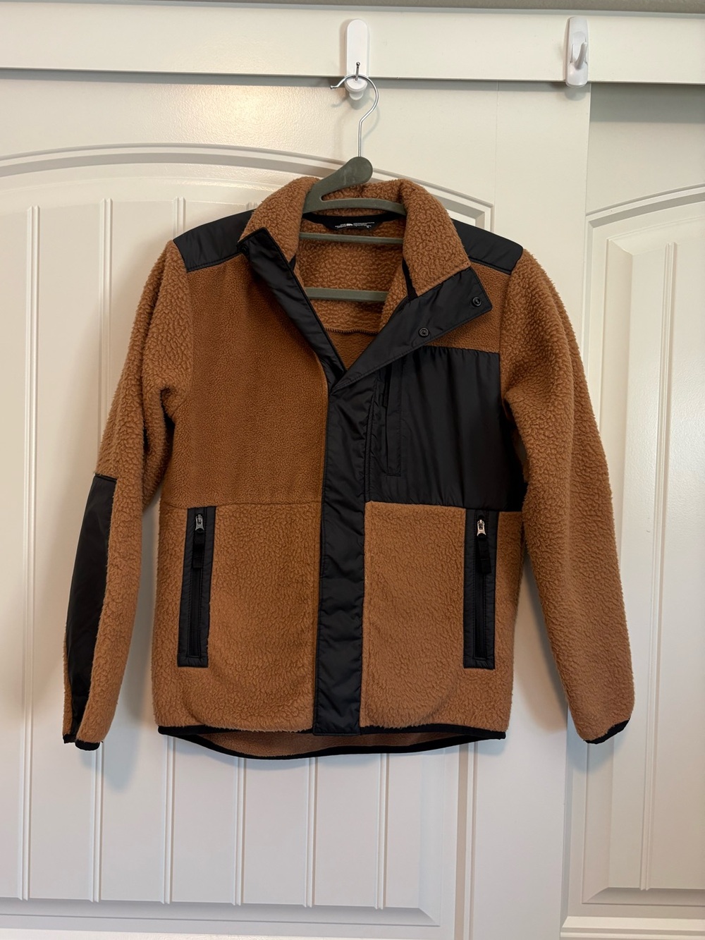 North Face Teen Boys Denali Jacket brown size large 12
